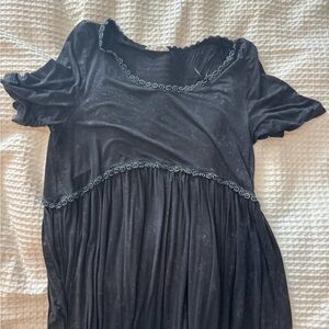 Easel Black Mini Dress
